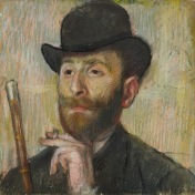 Degas_Portrait of Zacharian_Private Collection